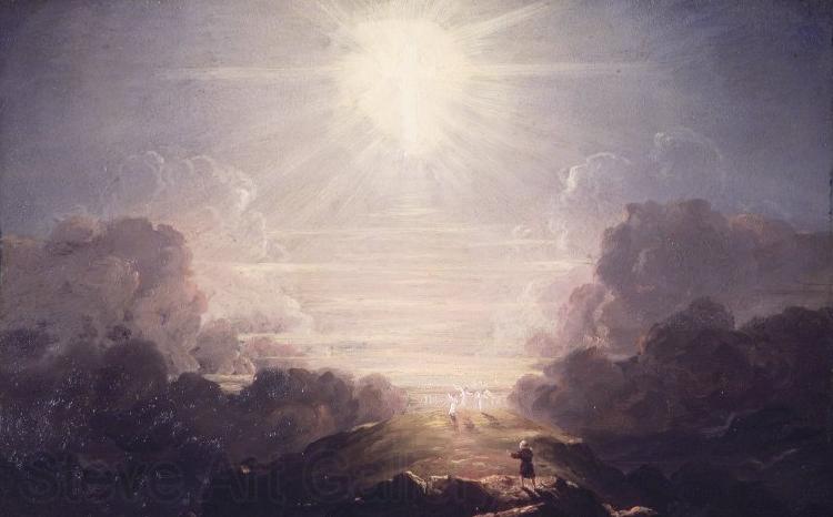 Thomas Cole Study for The Cross and the World Spain oil painting art